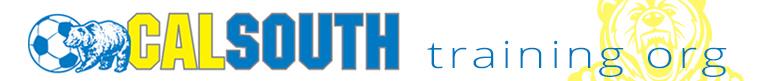 Cal South Training Org Test banner